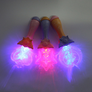 <span class=keywords><strong>3</strong></span> styles de baguettes magiques lumineuses LED pour princesses, jouet féerique, bonbon lumineux - Product Image 4