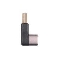 Adaptateur OEM d'usine neuf à angle droit de 90 degrés mâle vers femelle avec coque métallique pour ordinateur portable, téléviseur, moniteur, PS5/PS4 - ZSWinner