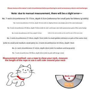 Isabelino estilo moderno suave antiarañazos mordedura gato perro grande Collar cinta decoración sólido Anti-lamer lesiones mascota cabeza Collar - Product Image 4