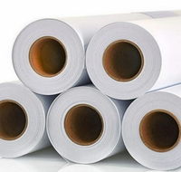 Bannière en PVC souple durable, rétroéclairée et éclairée par l'avant, avec surface mate/brillante, ignifuge, matériau publicitaire extérieur