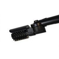 Brosse de nettoyage électrique sans fil pour barbecue, 2600 mAh, style coréen, manche long en plastique, tête rotative améliorée