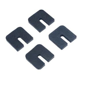 Rubber Air Conditioner <b>Vibration</b> Damping Pads U Shape Anti Slip Home Use Durable - Product Image 1