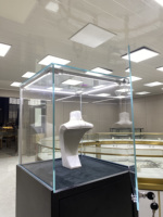 Vitrine de Présentation 3D Personnalisée pour Bijouterie, Montres et Parfums, Meuble de Présentation en Verre avec Éclairage LED pour Centre Commercial