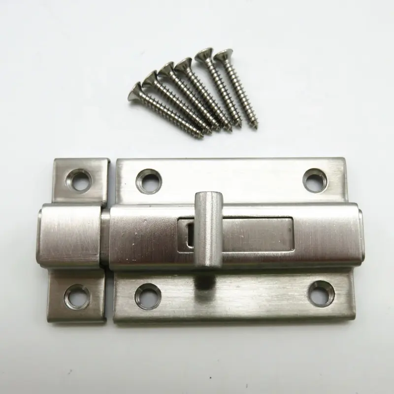 Stainless Steel Double Lock Door Bolt Keamanan Pintu Latch Menara Barel Door Bolt