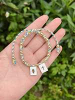 Bracelet Chaîne Fleurie en Laiton et Zircon pour Femme, Plaqué Or 18K, Zircon Cubique, Maillons Floraux Ajustables, Bijou Floral, Cadeau