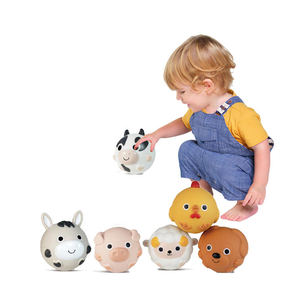 Animali da fattoria morbido <span class=keywords><strong>Gel</strong></span> <span class=keywords><strong>palline</strong></span> Set 6 pezzi giocattoli Non tossici per bambini animali | Giocattoli per lo sviluppo per neonati - Product Image 5