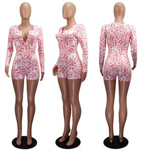 Pijama de adulto con capucha de talla grande y logotipo personalizado, mono con solapa en <span class=keywords><strong>el</strong></span> trasero <span class=keywords><strong>para</strong></span> mujer, mono Rosa desnudo bonito <span class=keywords><strong>para</strong></span> adulto, mono del Día de San Valentín - Product Image 5