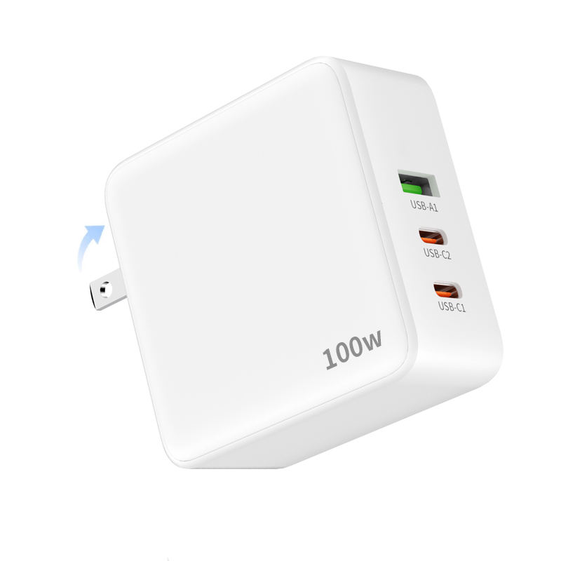 ที่ชาร์จ USB สีขาว100W