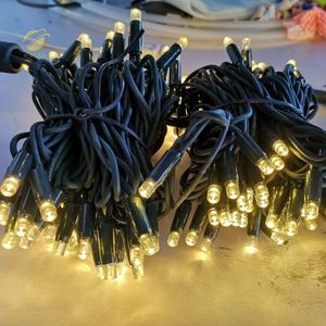 Cadena de luz LED de goma extensible para Navidad, cadena de luz blanca con flash, ideal para fiestas, bodas y vacaciones - Product Image 2