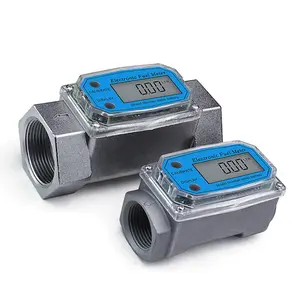 Electronic Display Turbine Flow Meter, Diesel Kerosene Methanol Urea Flow Meter Counter