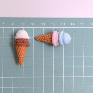 Nouvelles Perles 3D en forme <span class=keywords><strong>de</strong></span> cornets <span class=keywords><strong>de</strong></span> crème glacée sans trou, 100 pièces/sac, jouets alimentaires artificiels pour <span class=keywords><strong>maison</strong></span> <span class=keywords><strong>de</strong></span> poupée, pour la décoration <span class=keywords><strong>de</strong></span> cuisine et <span class=keywords><strong>de</strong></span> fête - Product Image 1