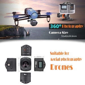 360 độ đầy đủ kích thước Wifi hành động thể thao máy ảnh toàn cảnh Video & không thấm nước cho lặn leo VR tương thích - Product Image 2