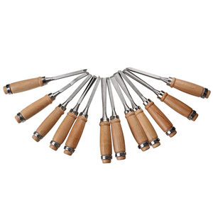 <span class=keywords><strong>Ciseaux</strong></span> <span class=keywords><strong>à</strong></span> <span class=keywords><strong>bois</strong></span>, ensemble <span class=keywords><strong>de</strong></span> 12 gouges <span class=keywords><strong>à</strong></span> sculpter, kit d'outils combinés pour le travail du <span class=keywords><strong>bois</strong></span> - Product Image 1