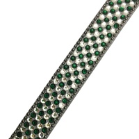 Correctif personnalisé Iron-On Strass corde pierres précieuses décoratif correctif strass rayure pour pantalon chaussure vêtement sac Applications