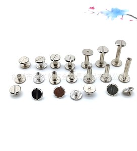 8mm I-Beam plástico Snap Ring Ledger sujetador papelería Snap con madre remache tornillo archivo sujetador - Product Image 6