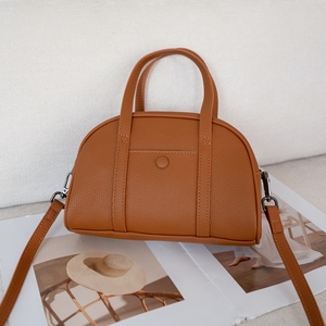 Borsa Vintage in vacchetta per <span class=keywords><strong>donna</strong></span> a tracolla di primo strato pratica borsa a tracolla moda popolare pura dolce caramella - Product Image 1