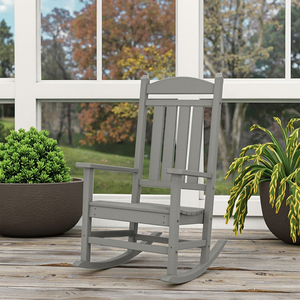 Adirondack sedie in HDPE moderna spiaggia giardino Patio più economico campeggio prezzo di plastica all'aperto sedia a dondolo - Product Image 4