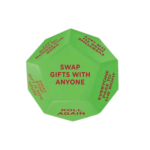 Juego de Dados para Intercambio de Regalos de Fiesta de Navidad, de 12 Caras, de Plástico, con Diseño de Santa Claus, para Niños de 5 a 7 Años, Personalizado, a Granel, de Lenta Recuperación, para Aliviar el Estrés, Familiar - Product Image 1