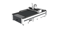 Machine de découpe laser à fibre automatique économique série E à économie d'énergie avec contrôle Cypcut pour tôles en acier au carbone et en acier inoxydable