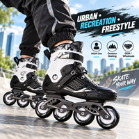 Patins à roulettes pour adultes, coque rigide, 4 roues, patins urbains freestyle, taille 35-44 pour hommes et femmes, logo personnalisé OEM