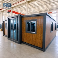 Maison mobile préfabriquée, 2 à 3 chambres, maison modulaire, 20 pieds, 40 pieds, Casas Prefabricadas, maison préfabriquée de luxe, maison conteneur extensible