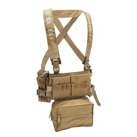 Gilet tactique avec porte-chargeurs en nylon pour l'entraînement et le combat en extérieur, étui camouflage pour le rangement des munitions