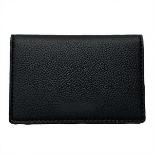 Black Genuine Leather RFID Blocking Minimalist Cash Daily Bifold <b>Wallet</b> Slim <b>Card</b> <b>Holder</b> <b>for</b> <b>Men</b> Vintage Business Use - Product Image 1