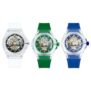 Nuevo Diseño, Reloj de Pulsera Automático de Cuarzo para Hombre con Logotipo Personalizado, Relojes Mecánicos de Esqueleto de Marca de Lujo - Product Image 5