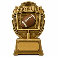 Trophée de football personnalisé WeiVista en résine, design pour compétition scolaire, vente en gros