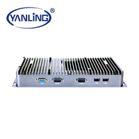 PC Mini Industri Core I7 DDR4 4xLAN 4xCOM SSD+HDD untuk Gaming Octa Core Baru Colokan AU/CN/JP/EU/UK Garansi 3 Tahun