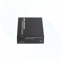 千兆 SFP 媒体转换器 2x RJ45 转 1x SFP 插槽 10/100/1000Mbps 以太网光纤媒体转换器