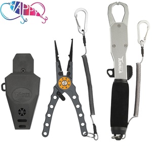 <span class=keywords><strong>Pince</strong></span> de pêche en aluminium multicolore <span class=keywords><strong>Pince</strong></span> à anneau fendu Coupeur de ligne en acier au tungstène Outil de pêche multifonction Pesca - Product Image 5