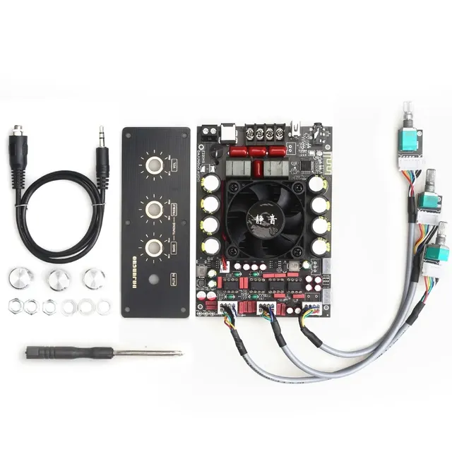 XY-T220H-W 220W*2 lossless BT audio amplifier module stereo pitch and bass adjustment TPA3251