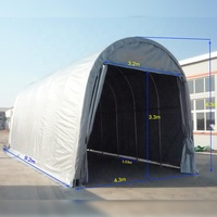 143014R Tente de stationnement portable pour garage, abri de voiture imperméable et résistant