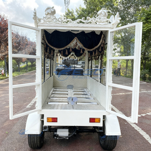 Carroza Fúnebre Eléctrica Blanca Xuchang, Carroza para Ataúdes, Vehículo de Transporte Especial con 4 Ruedas para Funerales - Product Image 5