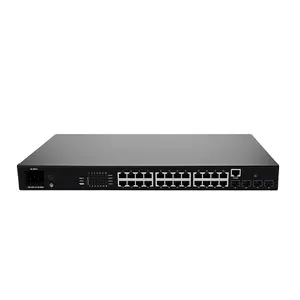 Tuya — commutateur de gestion de réseau, fibre optique Gigabit avec 24 ports électriques, 4x10 ports Gigabit SFP