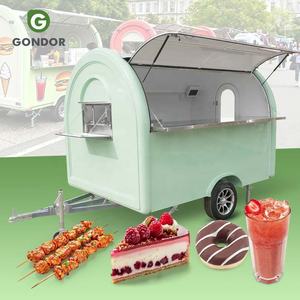 Carrito de Comida Móvil para Charcutería, Café, Boba, Belleza y Frutas, con Cocina Completa y Ruedas - Product Image 1