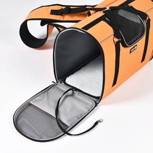 Açık kedi tek kollu çanta köpek taşıma çantası lüks kedi sırt çantası evcil hayvan taşıyıcı Pet çanta büyük uzay yavru Tote kedi taşıyıcı - Product Image 2