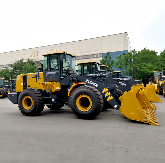 Xuzhou 162kw Diesel Professional Engine 5ton Front Wheel Loader ZL50GN with 3m³ Bucket