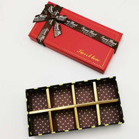Boîte d'emballage cadeau de chocolats en papier pour barre de chocolat personnalisée luxueuse vide Best Bonon Dates Noix Bonbons Ramadan barre de chocolat