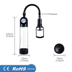 Neue Druckmessmaschine vakuum-Herrenpumpe Erweiterungstrainingsgerät Herren-Spielzeug Spielzeug-Hilfe Impotenz-Helfer für Männer vakuum-<span class=keywords><strong>Penis</strong></span>-Luftpumpe - Product Image 5