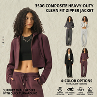 Ensemble de survêtement streetwear de luxe 2 pièces de haute qualité : sweat à capuche zippé coupe oversize et pantalon de jogging