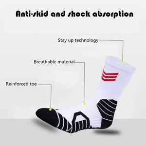 Tùy Chỉnh Chuyên Nghiệp Siêu Sao Số Bóng Rổ Dày Thể Thao Không-Trượt Bền Khăn Dưới Vớ - Product Image 2