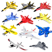 Jouets en promotion : Avion télécommandé en mousse avec lumières, modèle d'avion planeur radiocommandé, jouets RC