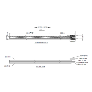 수입된 PVDF 유연한 압전 필름 수면 모니터링 센서 비접촉 심박수 호흡수 신체 압력 센서 - Product Image 2