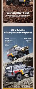 <span class=keywords><strong>FMS</strong></span> 1/10 FCX10 LC80 Vehículo Todoterreno de Simulación, Alta/Baja Velocidad, Control Remoto, Luces LED Completas, Modelos de Autos - Product Image 4