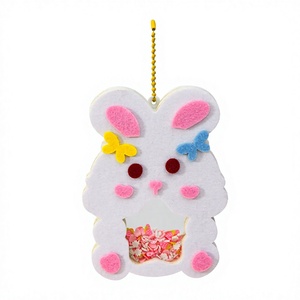 Kit de Manualidades Educativo para Hacer Adornos - Juguete de Arte con Cuentas y Colgantes de Animales de Tela Hechos a Mano para Actividades Escolares y de Fiesta para Niños - Product Image 1