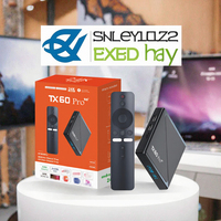 TX20/TX60 PRO Allwinner H313 Set Top Box, Resolución 4K, WiFi de Doble Banda, BT5.2, Almacenamiento de 8GB, Procesador de Cuatro Núcleos, Control por Voz, 1 Año de Garantía