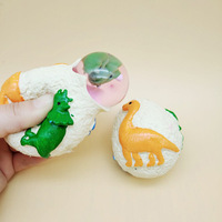Jouet à presser œuf de dinosaure souple en TPR, jouet anti-stress amusant, balle anti-stress dinosaure, cadeau promotionnel pour fête