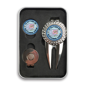 Vente en gros outil de divot et marqueur de balle de golf pince à chapeau métal logo personnalisé outil de réparation de divot de golf outil de divot de golf - Product Image 1